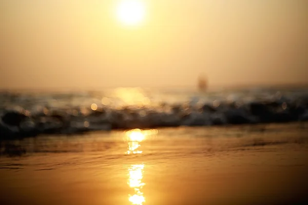 Západ slunce na moři na léto — Stock fotografie