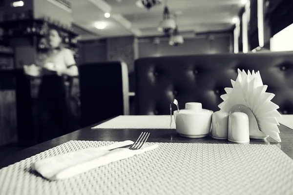 Hintergrund in einem französischen Restaurant — Stockfoto