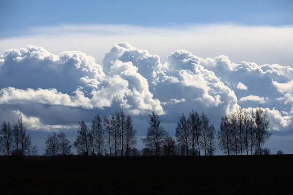 beautiful spring clouds