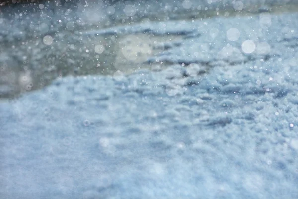 美丽的雪景的质地 — 图库照片