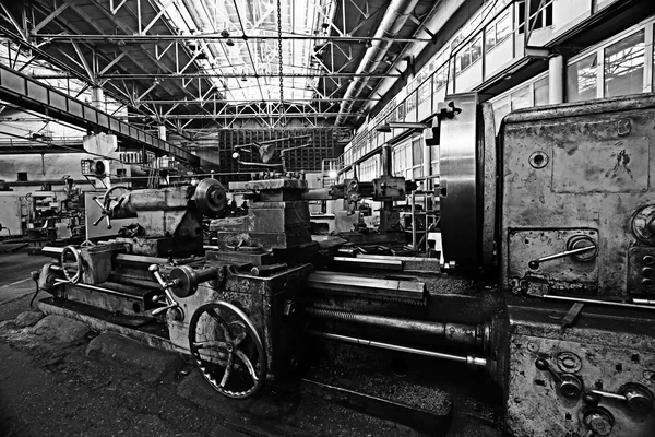 Industriële fabriek op achtergrond — Stockfoto