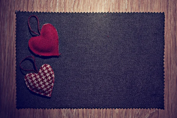 Valentine hearts on background — Stock Photo, Image