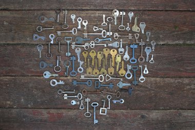 Farklı anahtarlar yürekten Sevgililer