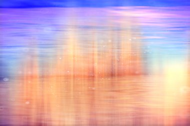 Turuncu degrade bulanıklık