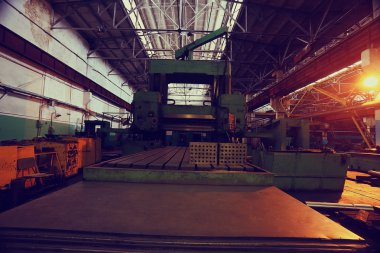 Endüstriyel Fabrika arka plan üzerinde