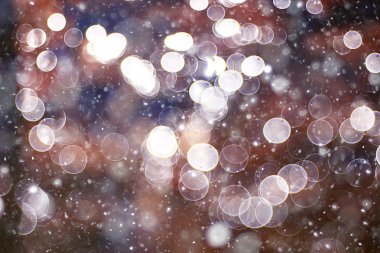 Bokeh arka plan daireler ile