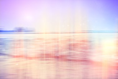 Turuncu degrade bulanıklık