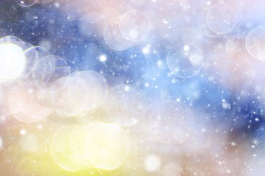 Bokeh arka plan daireler ile