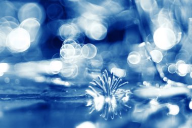  arka plan beyaz daireler ile bulanık