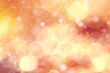 bulanık turuncu bokeh arka plan