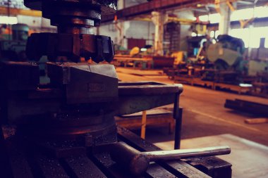 Endüstriyel Fabrika arka plan üzerinde