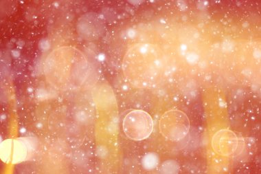 bulanık turuncu bokeh arka plan