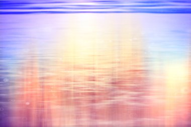 Turuncu degrade bulanıklık