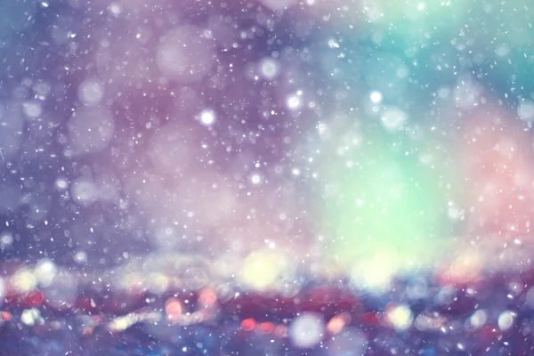 Ezüstös kék kiemelések snow, eső — Stock Fotó