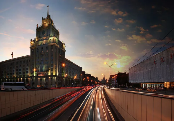 Paisagem urbana de Mayakovskaya em Moscou — Fotografia de Stock
