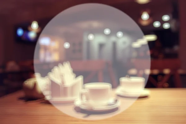 Cup of tea at a cafe — Stock Photo, Image