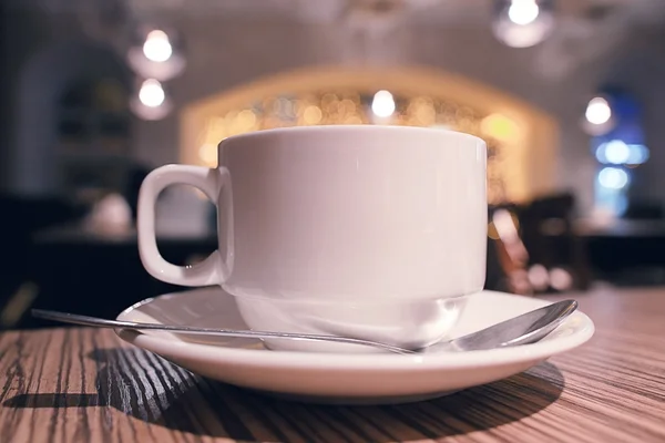 Bir kafede çay — Stok fotoğraf