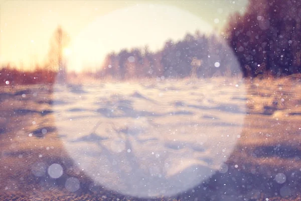 흐린된 겨울 배경 — 스톡 사진