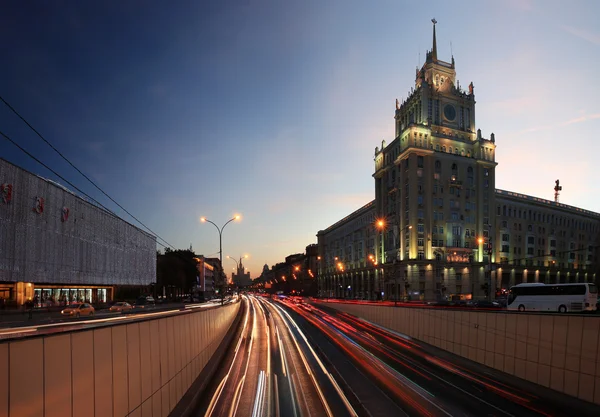 Paisagem urbana de Mayakovskaya em Moscou — Fotografia de Stock