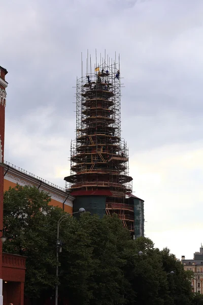 Reparos na torre em Moscou — Fotografia de Stock