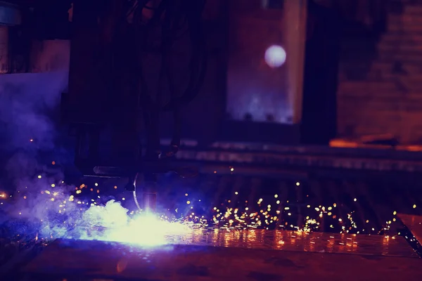 Background sparks from welding — Stock Photo, Image