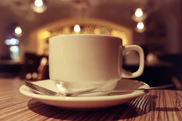 Cup of tea at a cafe Stock Photo