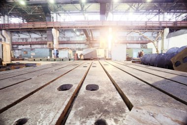 Endüstriyel Fabrika arka plan üzerinde