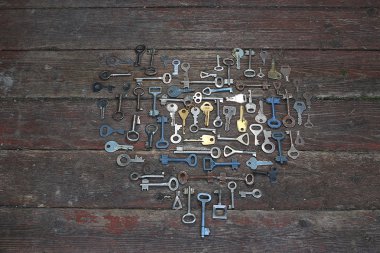 Farklı anahtarlar yürekten Sevgililer