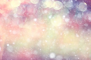 renkli arka plan bokeh vurgulamaktadır