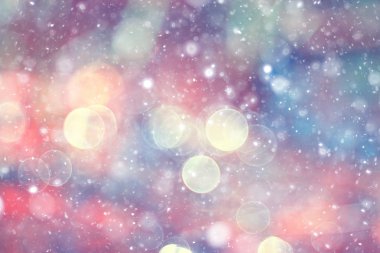 renkli arka plan bokeh vurgulamaktadır