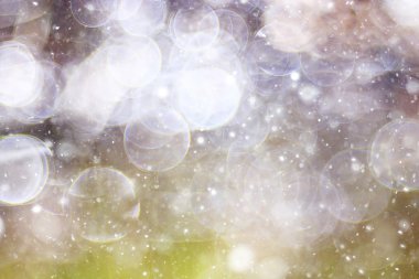 Bokeh arka plan daireler ile