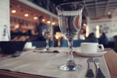 Restoran temiz gözlük