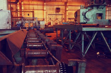 Endüstriyel Fabrika arka plan üzerinde