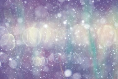 Bokeh arka plan daireler ile