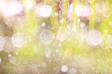 Bokeh arka plan daireler ile