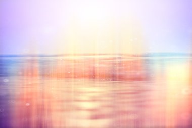 Turuncu degrade bulanıklık