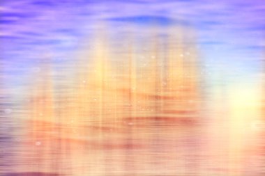 Turuncu degrade bulanıklık