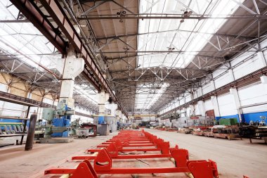 Endüstriyel Fabrika arka plan üzerinde