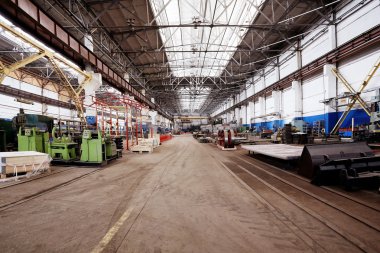 Endüstriyel Fabrika arka plan üzerinde