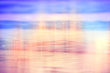 Turuncu degrade bulanıklık