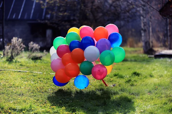 Textuur van kleurrijke ballonnen — Stockfoto