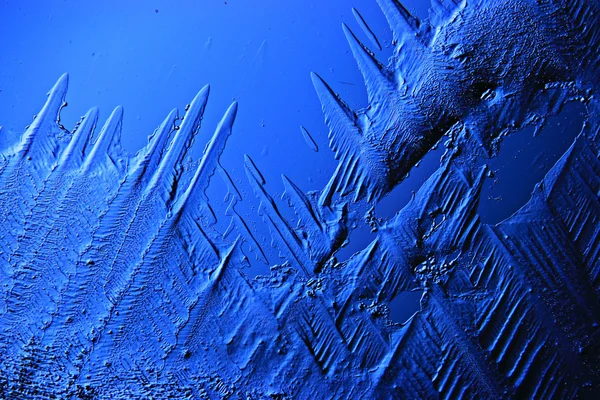 Blue ice texture — Stock Photo, Image