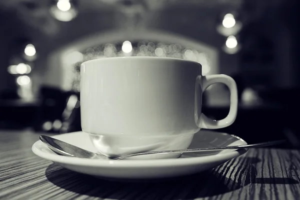 Tasse Tee in einem Café — Stockfoto