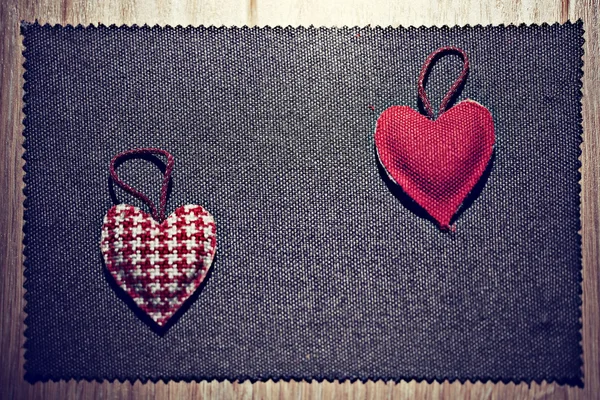 Valentine srdce na pozadí — Stock fotografie