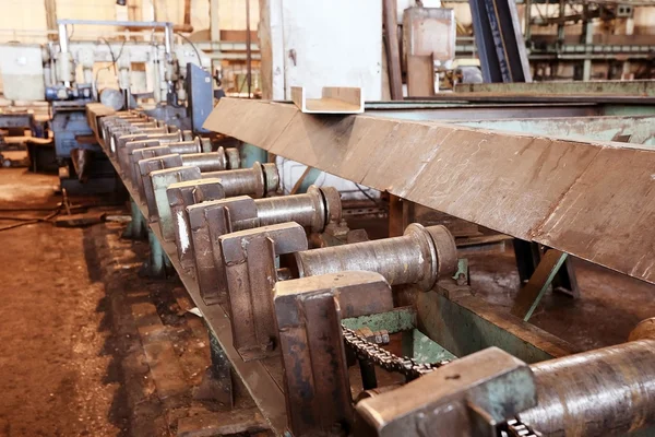 Industriële fabriek op achtergrond — Stockfoto