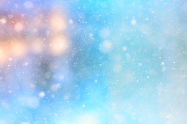 soyut mavi arka plan kar taneleri, yeni yıl, ışıltı tasarımı