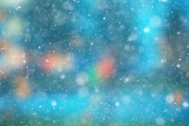 soyut mavi arka plan kar taneleri, yeni yıl, ışıltı tasarımı