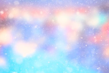 soyut mavi arka plan kar taneleri, yeni yıl, ışıltı tasarımı