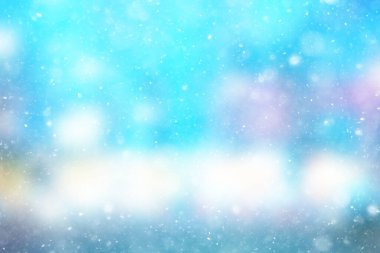 soyut mavi arka plan kar taneleri, yeni yıl, ışıltı tasarımı