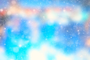 soyut mavi arka plan kar taneleri, yeni yıl, ışıltı tasarımı